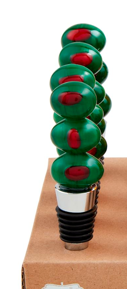 Figural Glass Bottle Stoppers - 4 Styles BY MUD PIE