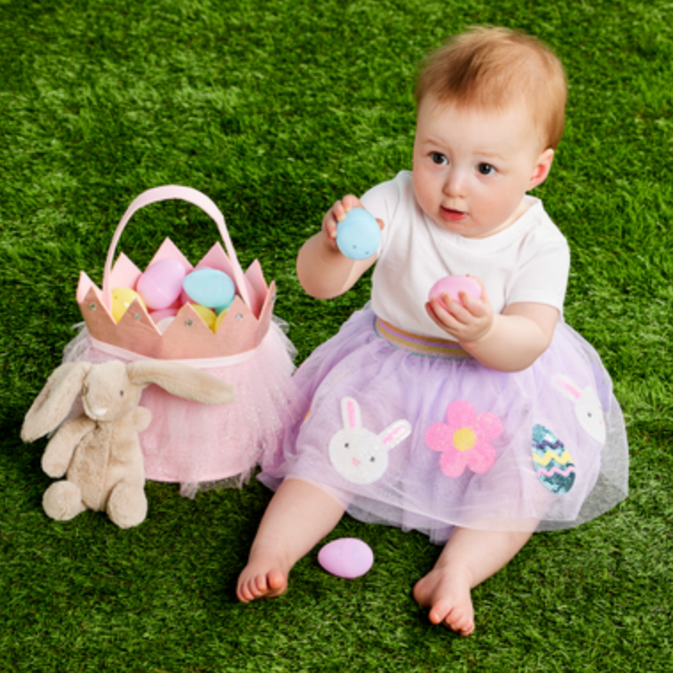 Easter Bunny Sequin Tutu  BY MUD PIE