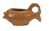 2 oz. Stoneware Fish Shaped Creamer, 4 Colors