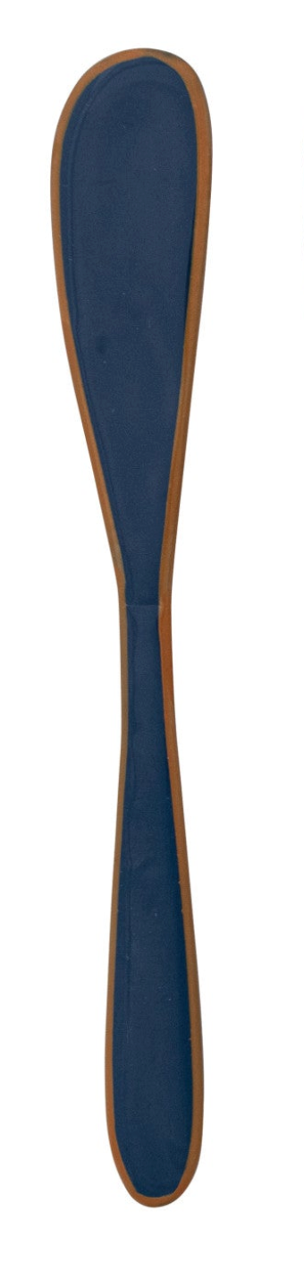 Enameled Stainless Steel Canape Knife with Colored Edge, 3 Colors