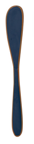 Enameled Stainless Steel Canape Knife with Colored Edge, 3 Colors
