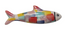 Hand-Painted Stoneware Fish Wall Décor, 4 Styles (Hangs or Sits)