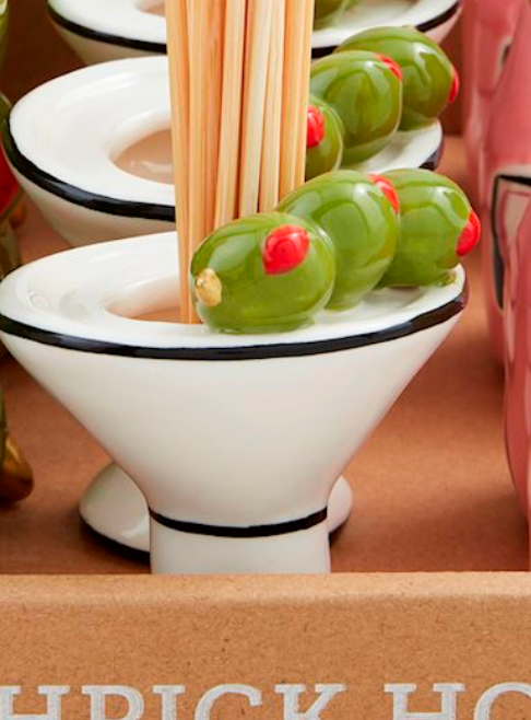 Wine & Cheese Toothpick Caddy Sets