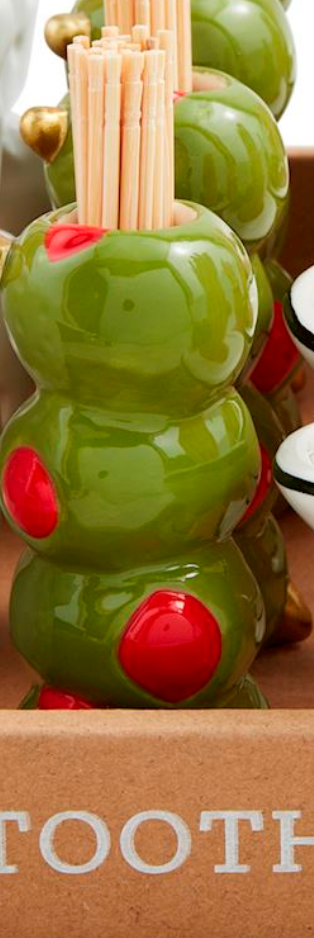 Wine & Cheese Toothpick Caddy Sets
