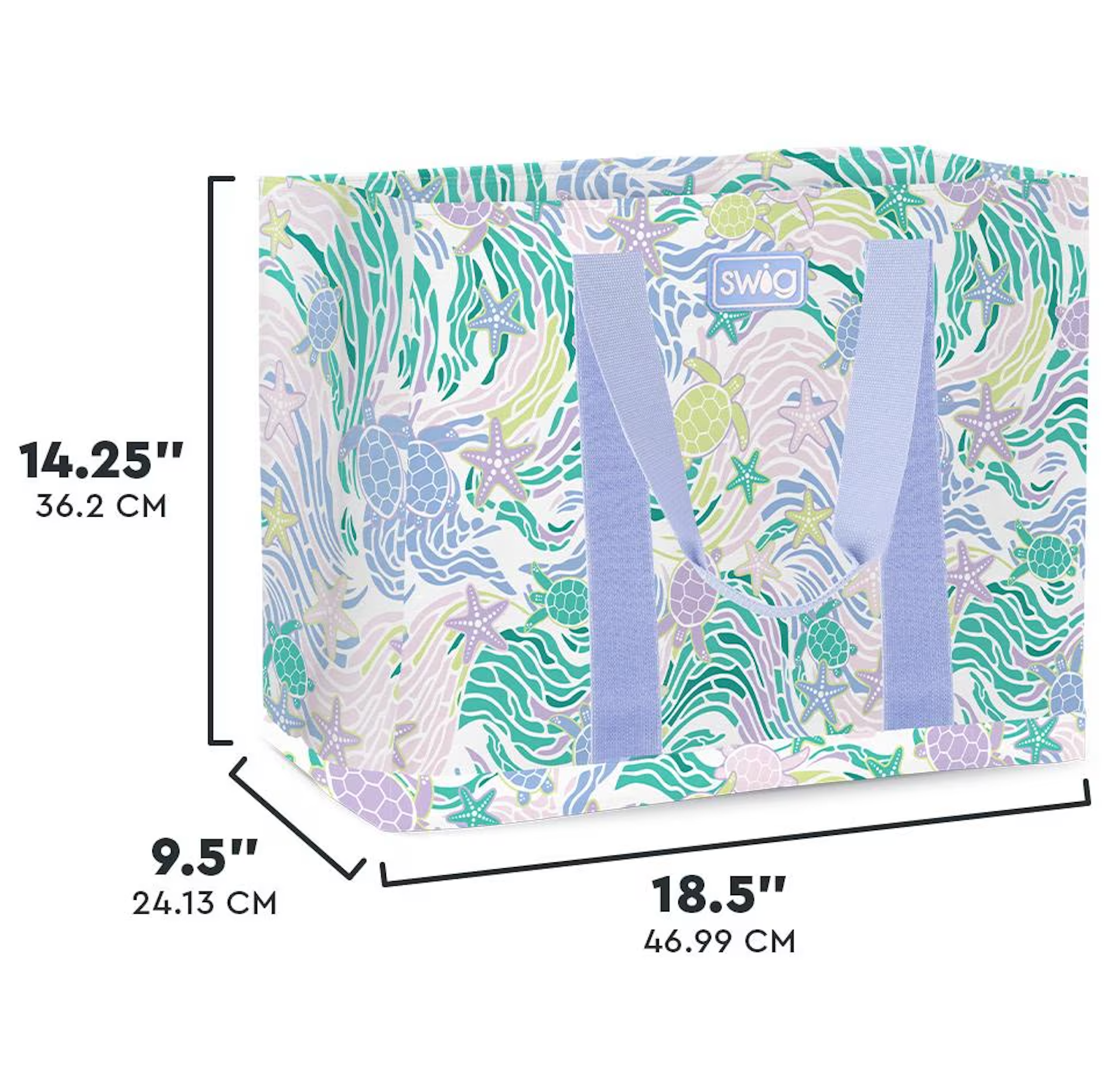 SWIG Sea Swirl Jumbo Tote Bag