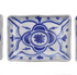 Blue and White Hand-Painted Stoneware Plate, 4 Styles