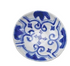 Blue and White Hand-Painted Stoneware Footed Dish, 4 Styles