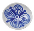 Blue and White Hand-Painted Stoneware Footed Dish, 4 Styles