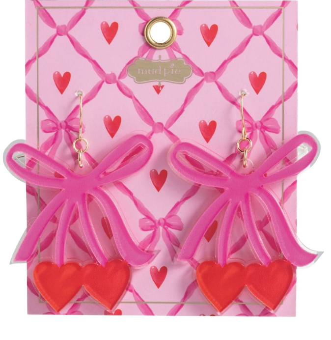Valentine's Earrings By Mud Pie