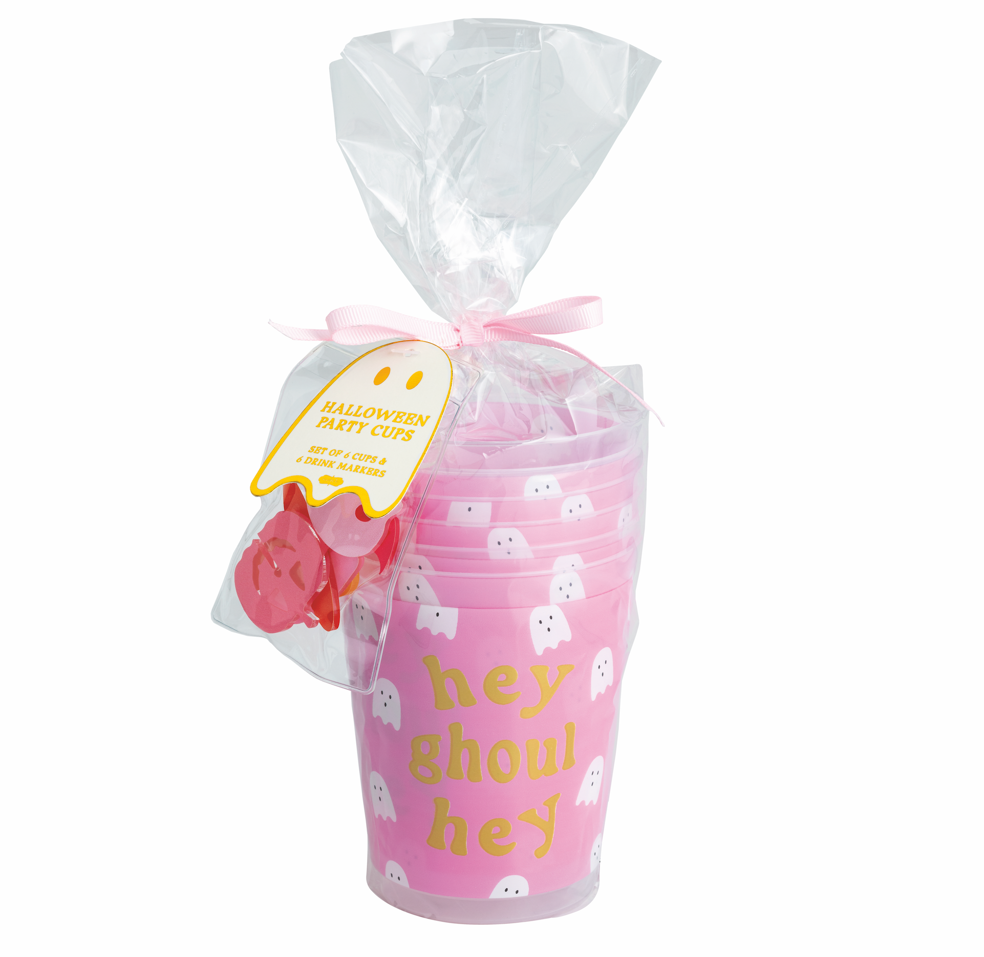 Ghost Halloween Party Cup Set By Mud Pie