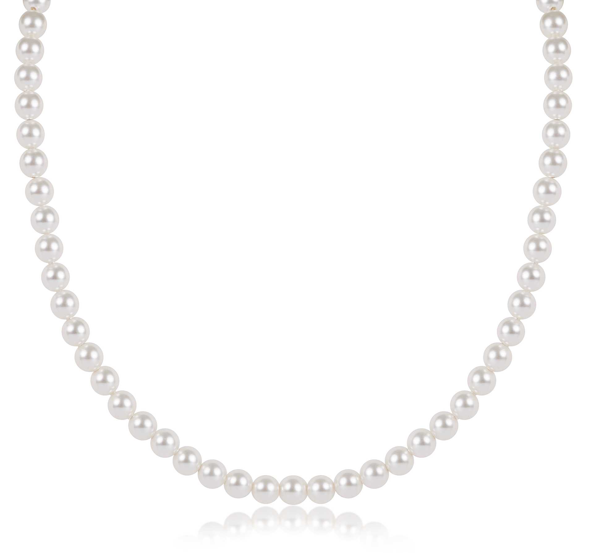 17" Choker Beaded - Classic Pearl 5mm by enewton