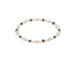 Pearl Sincerity Pattern 4mm Bead Bracelet - Lapis by enewton