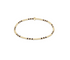 Hope Joy Pattern 2mm Bead Bracelet - Chocolate by enewton