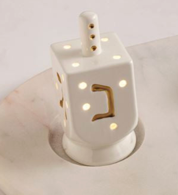 Dreidel Light-Up Sitter By Mud Pie