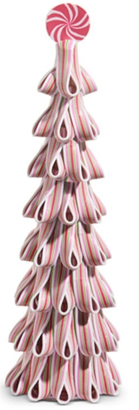 Pink Ribbon Candy Trees