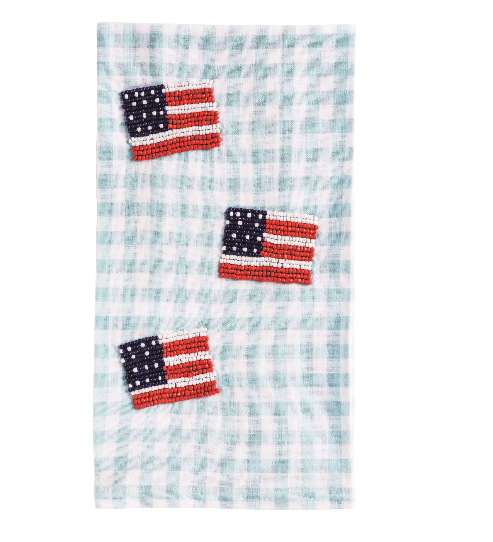 Flag Beaded Americana Towel