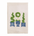 Painted Three Topiary Towel