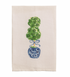 Painted Single Topiary Towel