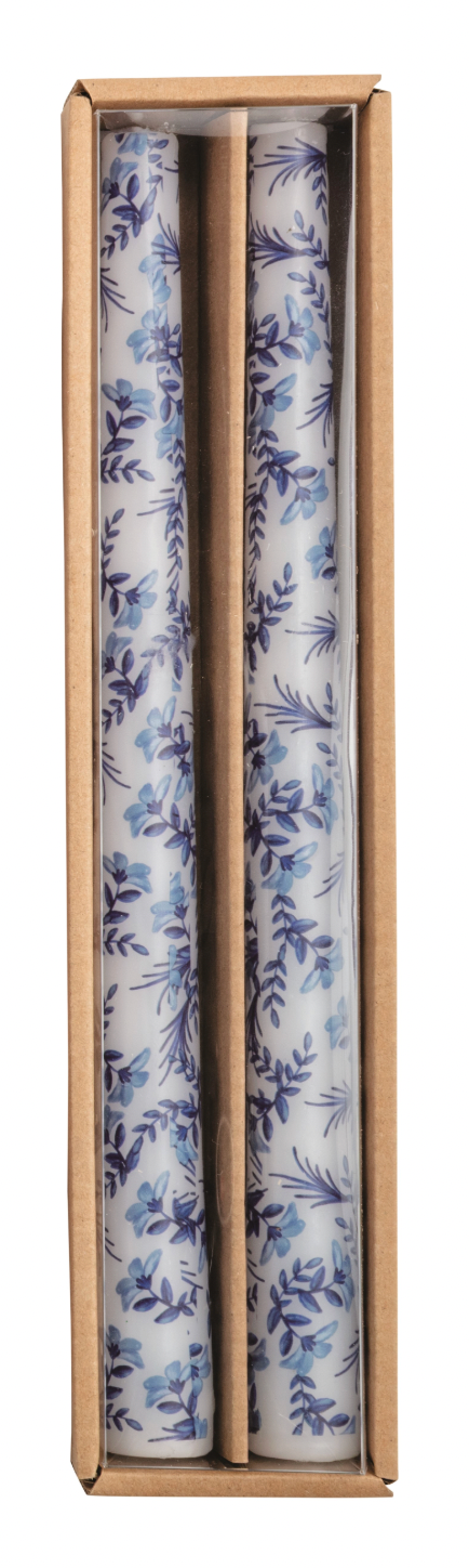 Block Print Blue Taper Sets