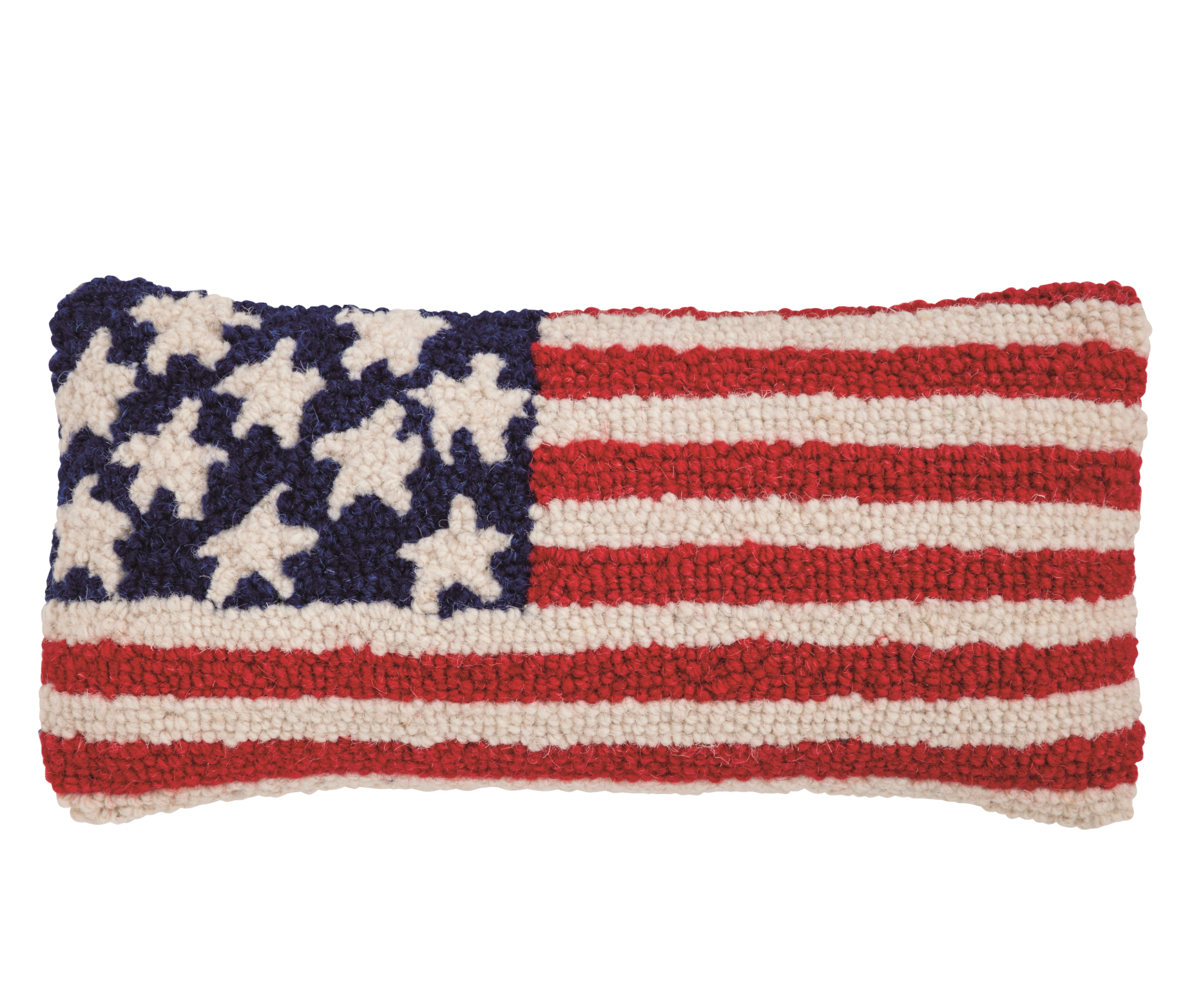 Flag Hook Wool Pillow