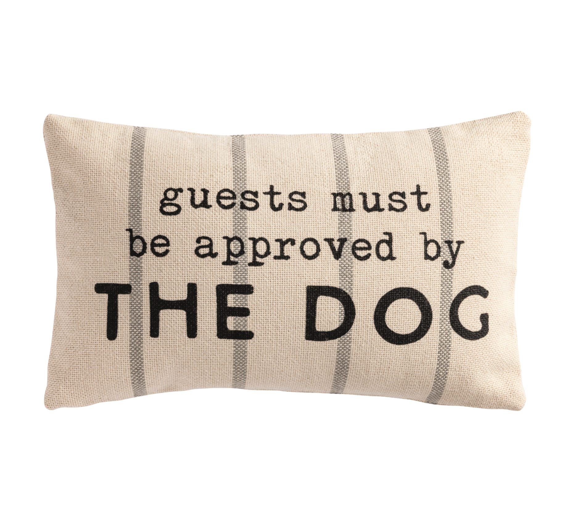 Guest Pet Striped Pillow