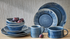 HUDSON DINNER PLATE DARK BLUE