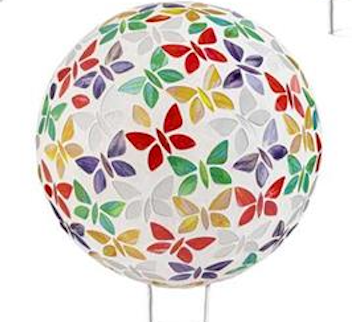 10" Mosaic Glass Gazing Balls
