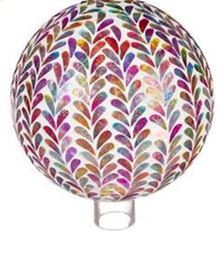 10" Mosaic Glass Gazing Balls by Evergreen - view 7
