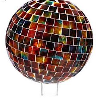 10" Mosaic Glass Gazing Balls by Evergreen - view 6