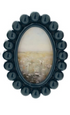Resin Ball Photo Frame Magnet, 4 Colors (Holds 2" x 3" Photo)