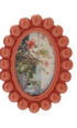 Resin Ball Photo Frame Magnet, 4 Colors (Holds 2" x 3" Photo)