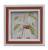 Resin & MDF Photo Frame Magnet w/ Inlaid Stripes, 6 Colors (Holds 3" x 3" Photo)