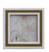 Resin & MDF Photo Frame Magnet w/ Inlaid Stripes, 6 Colors (Holds 3" x 3" Photo)
