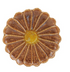 Stoneware Flower Shaped Plate, Reactive Glaze, 6 Colors (Each One Will Vary)