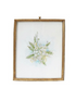 Pewter & Glass Photo Frames with Art, Set of 6 ©