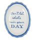 Stoneware Scalloped Dish with Saying