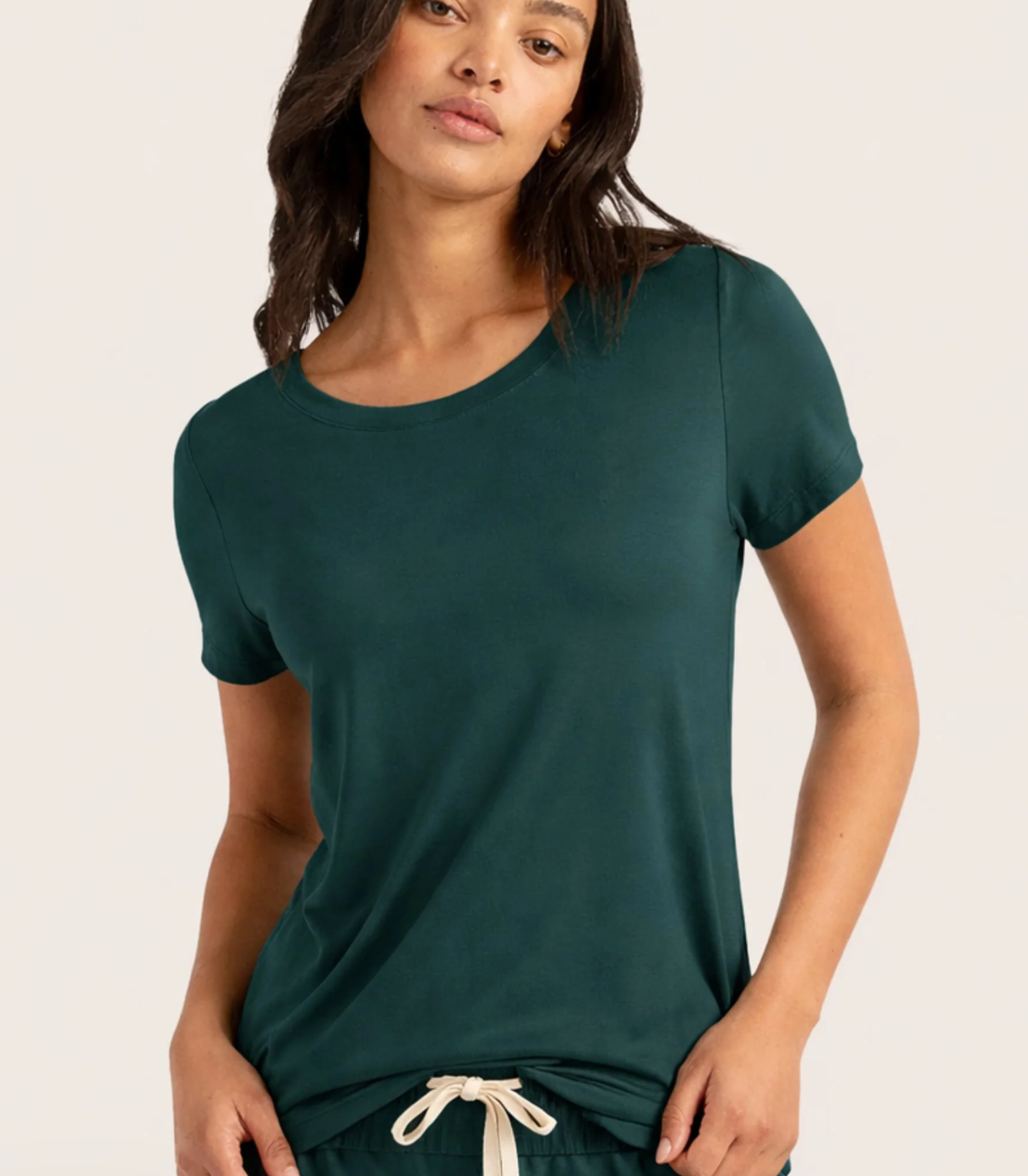 Goodnight Sleep Tee - Forest Green BY BOODY