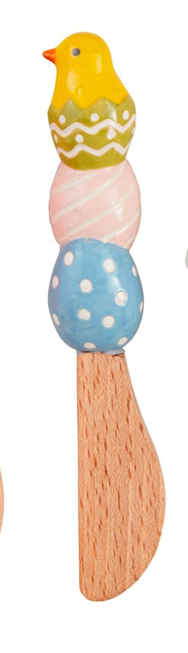 Easter Stoneware Handle Spreaders By Mud Pie