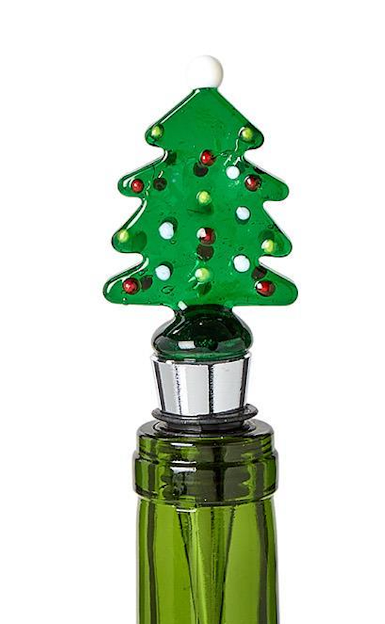 Christmas Spirits Wine Bottle Stoppers in Gift Box