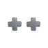 signature cross studs - charcoal by enewton - A. Dodson's