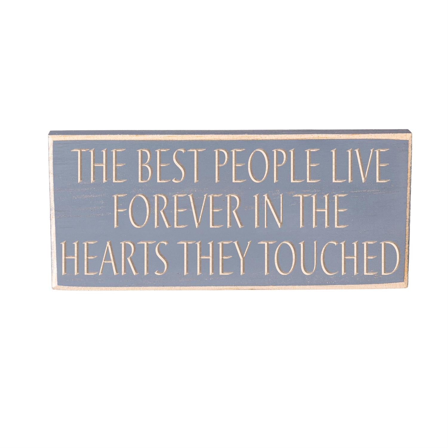 Memorial Table Decor Wood Sign , 8L x 3.5