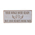 Memorial Table Decor Wood Sign , 8L x 3.5