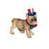 American Classic Table Decor Resin Patriotic Dog
