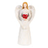 Resin Angel wit Icon, 7.25"H