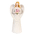 Resin Angel wit Icon, 7.25"H