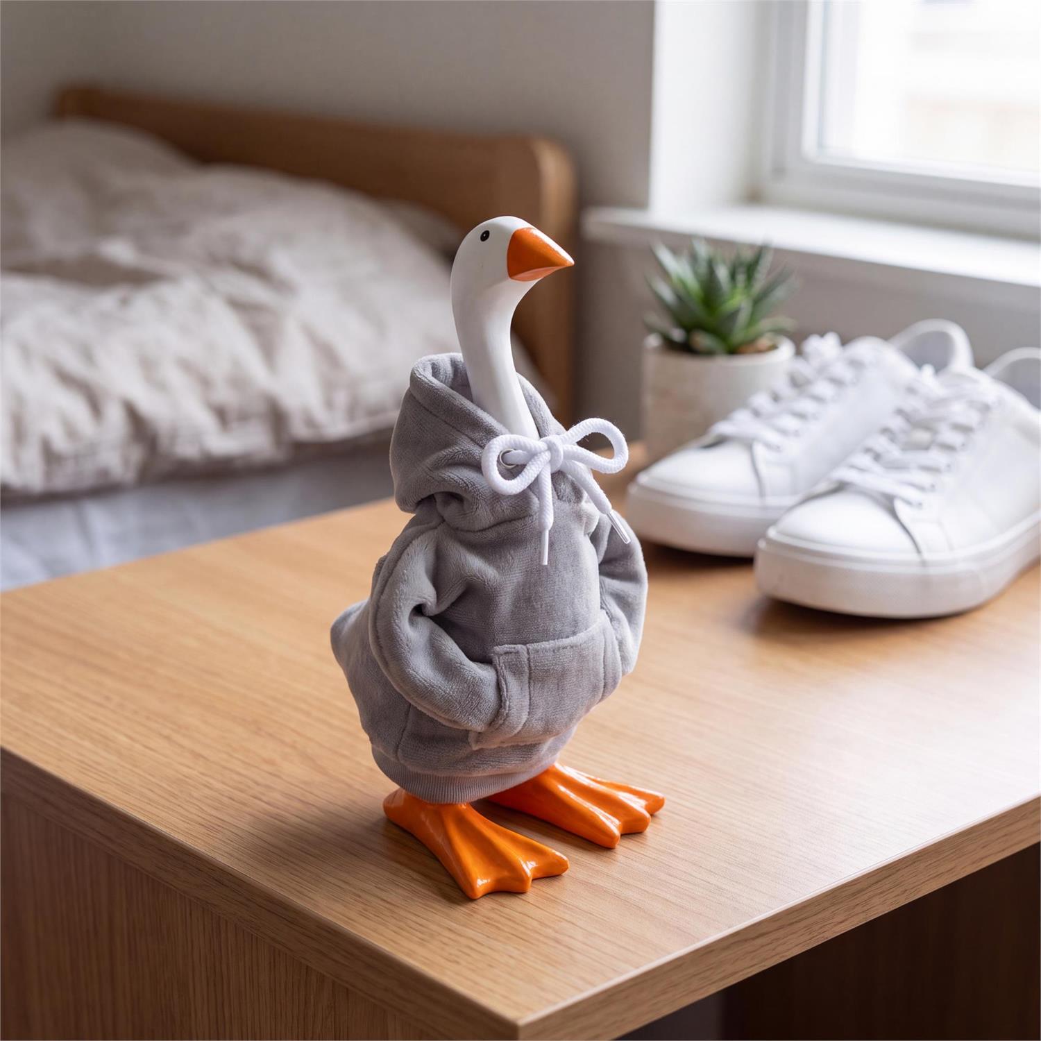 Hillside Pasture Table Decor Fabric Goose Gray Hoodie Accessory Set
