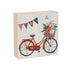 American Patriotic Bike Classic Sign Wood Block