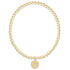 enewton-gameday ecollegiate classic gold 3mm bracelet -tcu disc