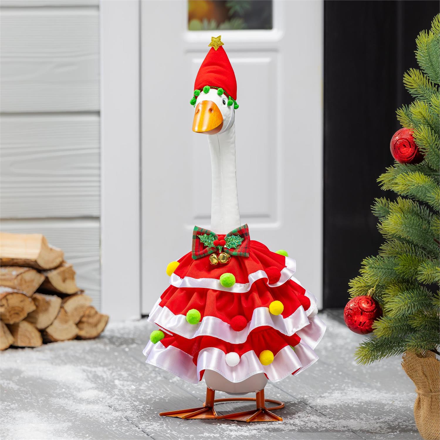 Christmas Dress For Giddy The Porch Goose