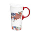 American Classic Ceramic Perfect Cup, Blooming USA, 17oz, Gift Box
